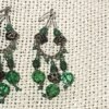 Boucles d'oreilles vert