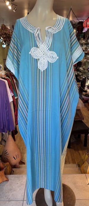 Long Caftan long caftan de couleur turqquoise