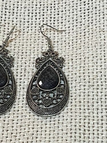 boucles oreilles noires maroc