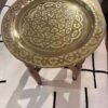 Moroccan brass table