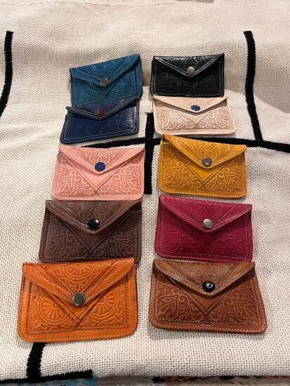 Moroccan leather wallet