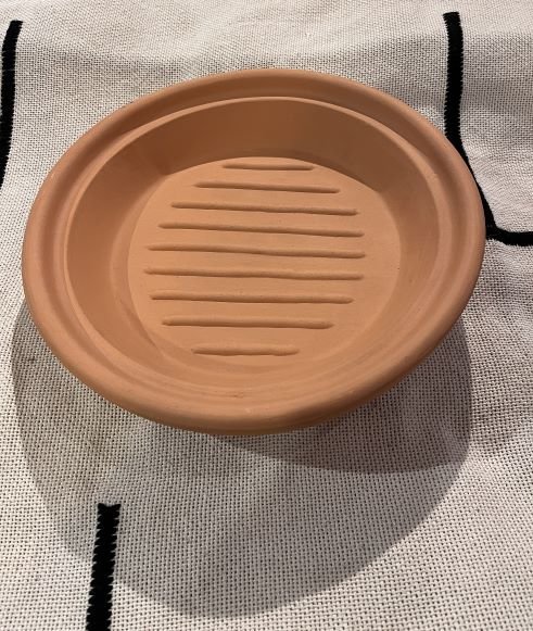 Morrocan unglazed base tagine plate