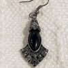 black marcasite earrings 1 boucles oreilles marcasite noires