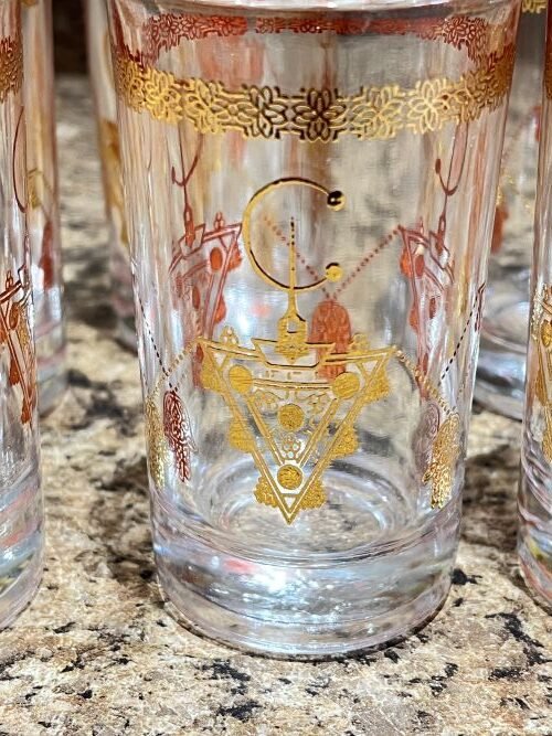 fibule berbere motif de verres marocains