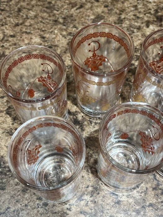 hamsa fibula tea glasses design