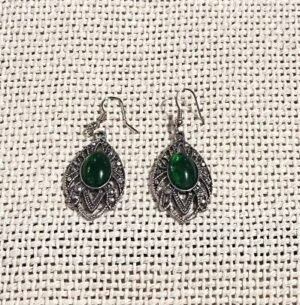 moroccan green earrings moroccan green earrings