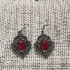 red earrings red earrings
