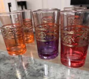 set de 6 verres marocains set de 6 verres marocains