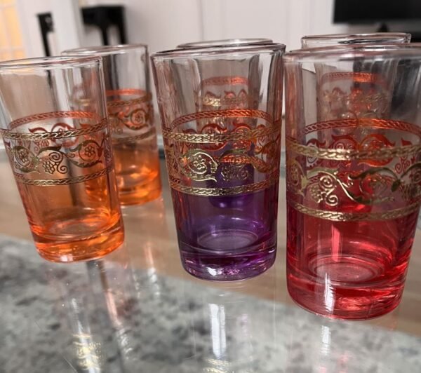 set de 6 verres marocains