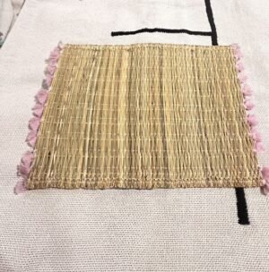 straw tassel placemat straw tassel placemat