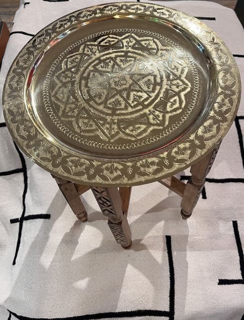 table en brass marocaine