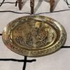 Moroccan coffee table in brass