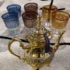 theiere et verres marocains pour le the