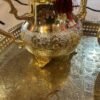 Moroccan teapot gold silver