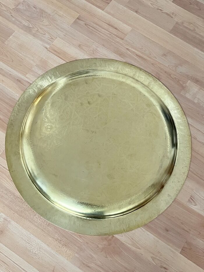 table de coin marocaine doree