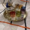 moroccan golden tea set