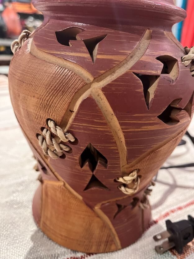 Moroccan terracotta lamp2 terracotta lamp