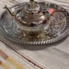 Theiere marocaine doree et argentee