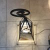 lampe marocaine en peau