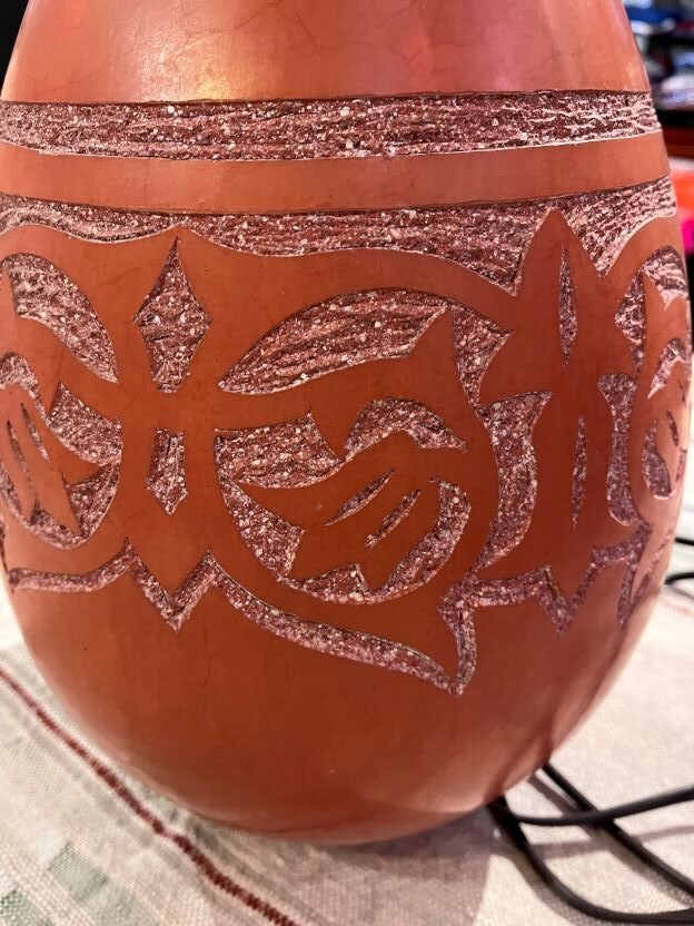 lampe marocaine en tadelakt2 Moroccan table tadelakt montreal