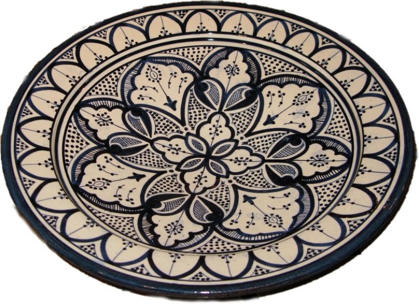 moroccan ceramic plate montreal