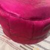 rose fushia pouf