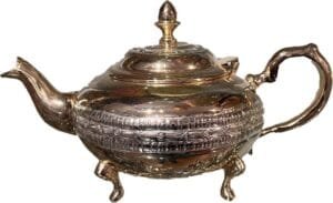 theiere marocaine doree et argentee7 Moroccan brass silver teapot