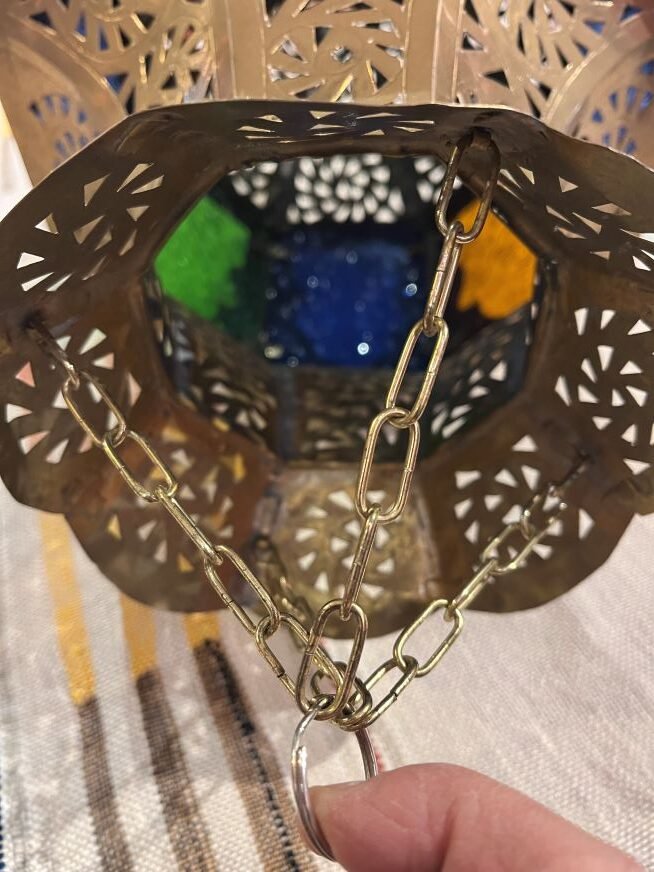 Moroccan brass lantern4 lanterne marocaine cuivre