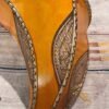orange sconce4 applique marocaine orange en cuir
