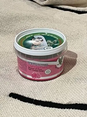 savon noir rose de maroc