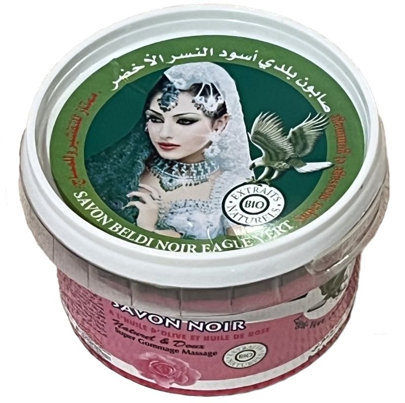 Moroccan black soap rose