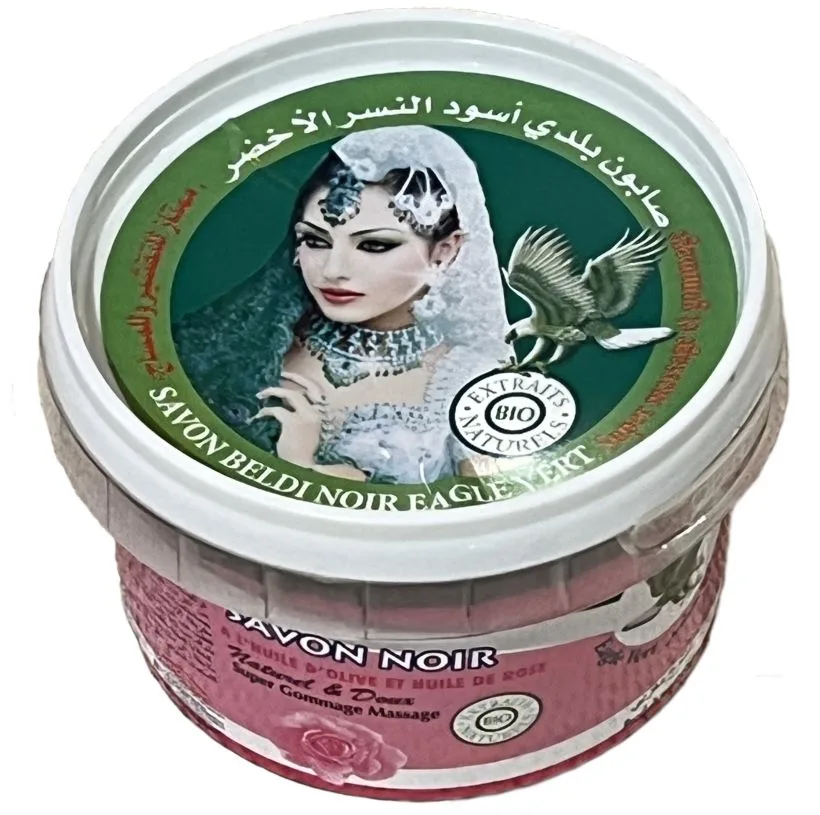 Moroccan black soap rose