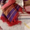 foulard tres grand en soie naturelle de maroc