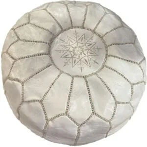 white pouf white pouf