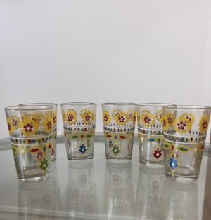 Berber tea glasses verres berberes
