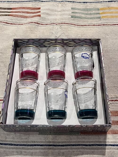 verres marocains pour le the