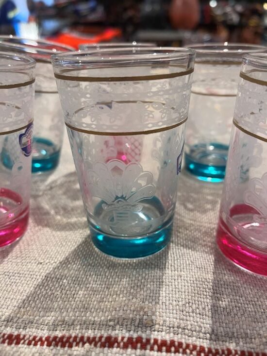 tea cups to serve mint tea