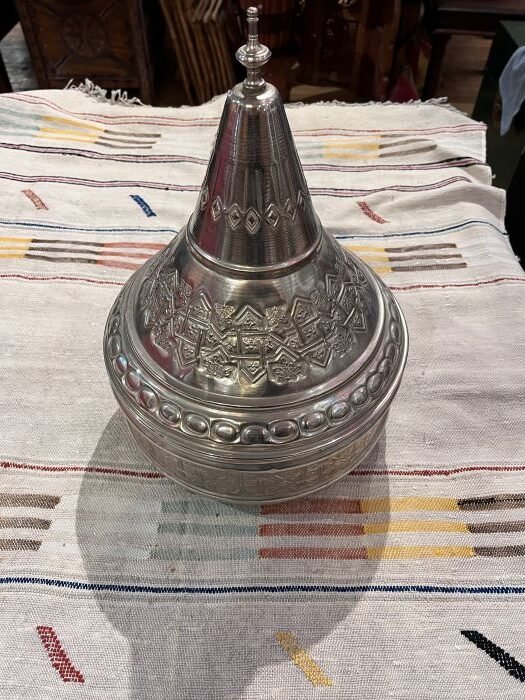 Vintage Silver Bread Box1