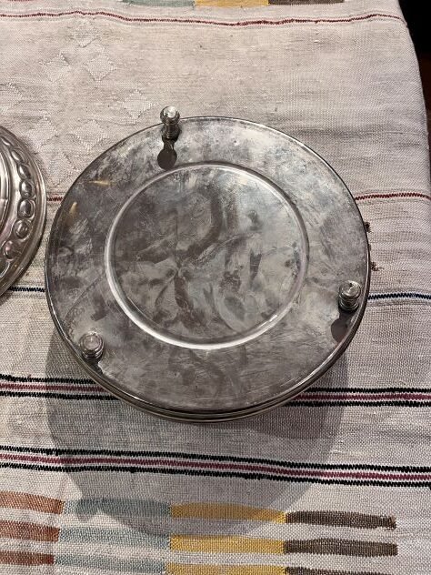 vintage boite avec couvercle pour pain marocain