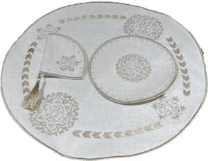 Moroccan handle teapot placemat cover serving tea tray Moroccan handle teapot placemat cover serving tea tray