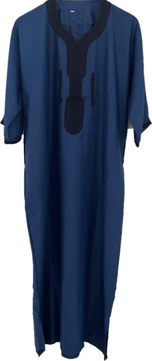 Moroccan blue kaftan