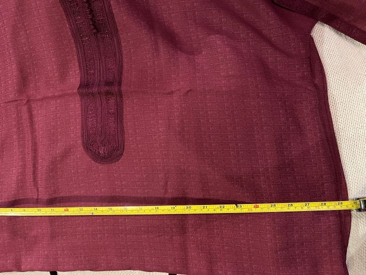 caftan rouge homme 60 inch mesure tour de taille