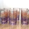 mauve moroccan tea glasses