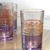 verres marocains mauve