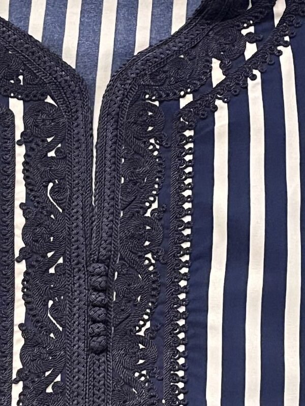 Moroccan gandoura kaftan djellaba without hood