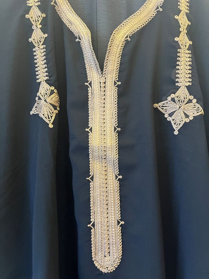 kaftan black transparent for mens