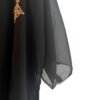 caftan transparent noir