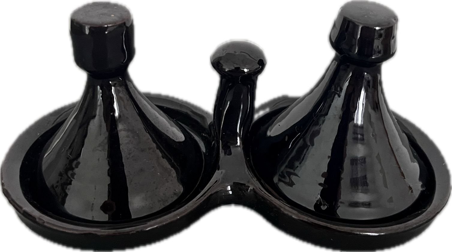 mini tagine marocain noir