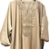 gandoura marocain beige avec broderies