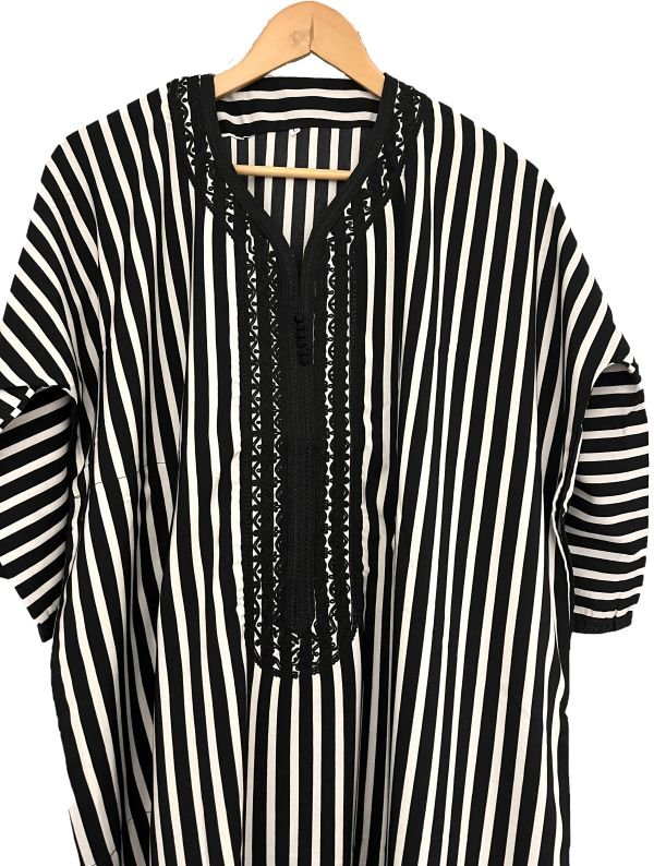 boubou noir et blanc